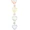 12 Packs: 6 ct. (72 total) Multicolor Lampwork Glass Heart Bead Mix by Bead Landing™